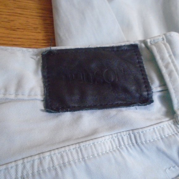 HUDSON BLAKE MENS LIGHT MINT GREEN SLIM FIT STRAIGHT LEG  PANTS SIZE 32 - Picture 5 of 7